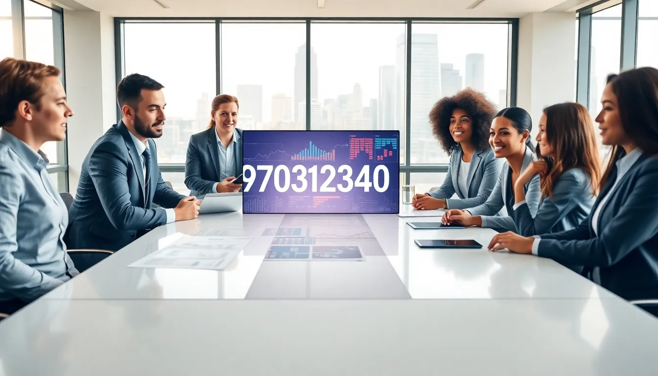 diverse team discussing strategies around a conference table.